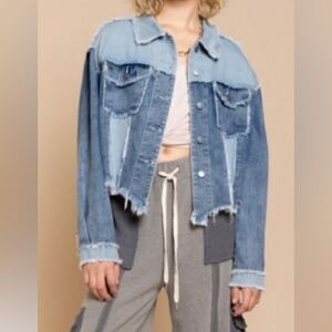 POL  Patch Denim Jacket‎